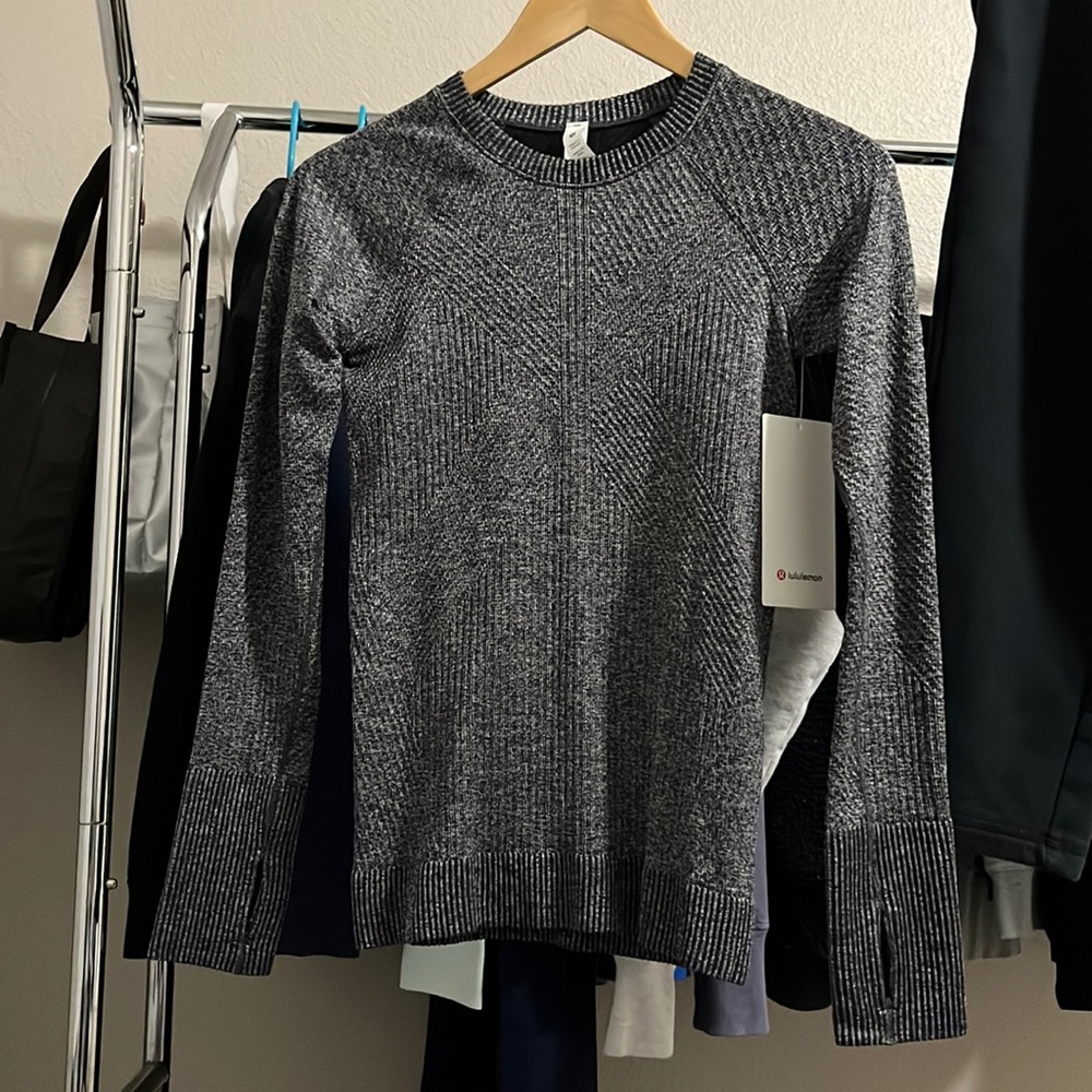 SOLD NWT Lululemon Rest Less Pullover Gray Size 4